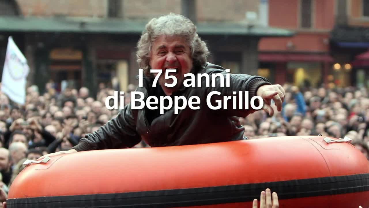 I 75 anni di Beppe Grillo