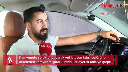 Yol isteyen taksi şoförüne dehşeti yaşattı! Yolcular baygınlık geçirdi