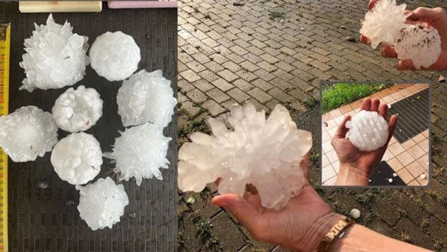 इटली में आसमान से गिरे टेनिस बॉल के आकार के ओले, 110 लोग घायल, देखें वीडियो