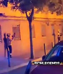 Incendio en un contenedor