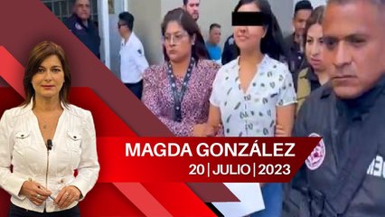 Trasladan al reclusorio a pareja que agredió a una maestra. Magda González, 20 de julio de 2023