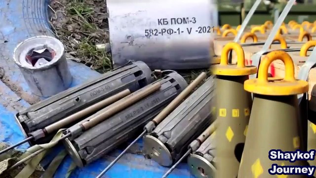 The First Shots Of The Use Of Cluster Munitions — Presumably Near Krasnogorovka Ukraine