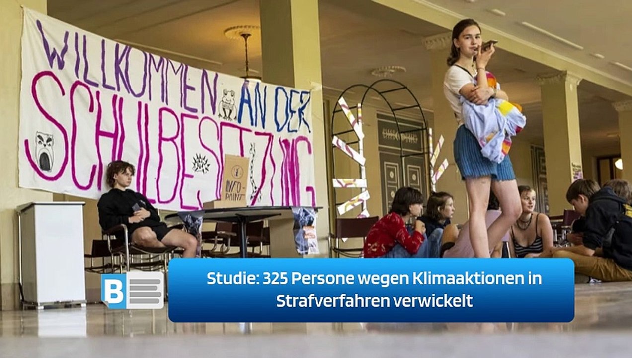 Studie: 325 Persone wegen Klimaaktionen in Strafverfahren verwickelt