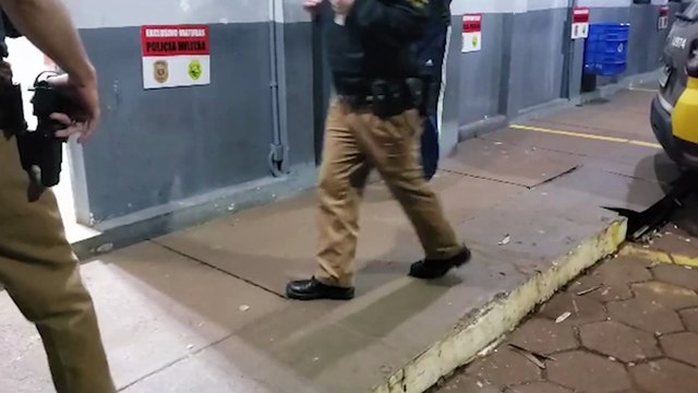 PM encaminha suspeito de furto de botijão de gás em Cascavel