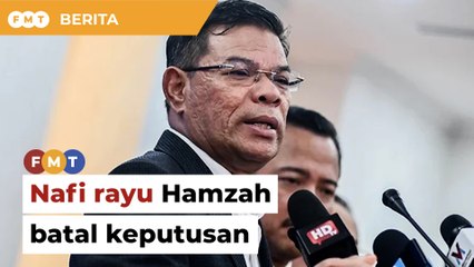 Скачать видео: Saifuddin nafi rayu Hamzah batal keputusan pemilihan PKR