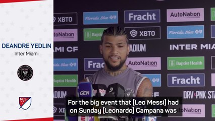 Watch DeAndre Yedlin talk about Messi's first impression in the team group chat