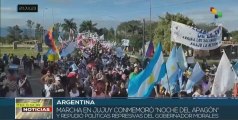 Argentinos exigen justicia para desaparecidos durante Noche del Apagón en Jujuy
