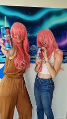 Sortie de Barbie au cinéma, pas loin de Naka drink sur les couleurs !#barbie #barbiemovie #momie #ken #pink #colorful #coloring #color