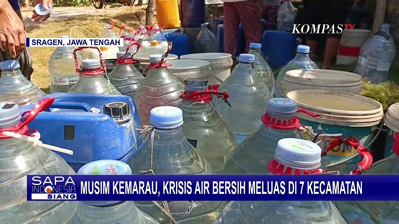 Musim Kemarau, Krisis Air Bersih di Sragen Meluas ke 7 Kecamatan!
