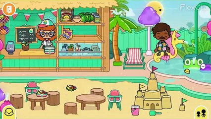 Going to the Watermelon wave club(in Maldives) Toca Boca