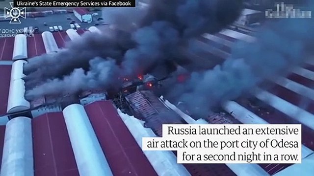 L'armée russe cible des terres agricoles : 2 blessés, 100 tonnes de pois et 20 tonnes d'orge détruites