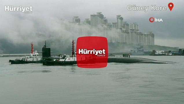 ABD'ye ait stratejik nükleer denizaltı Güney Kore'den ayrıldı
