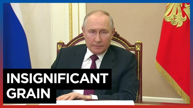 Russian President Vladimir Putin says grain deal has 'lost all meaning'