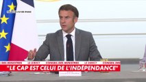 Emmanuel Macron : «Le cap est clair et simple : c’est celui de l’indépendance du pays pour pouvoir consolider un pays plus juste»