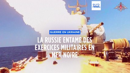 Guerre en Ukraine : un exercice militaire russe mené en mer Noire, des missiles antinavires tirés
