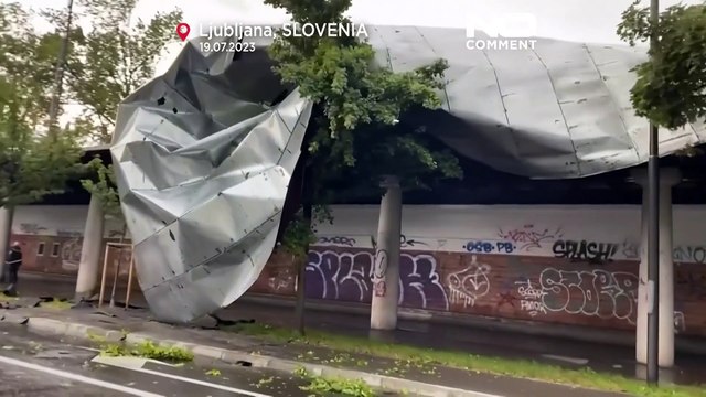 طوفان و گرمای شدید در اروپا؛ تصاویری از اسلوونی، کرواسی و صربستان