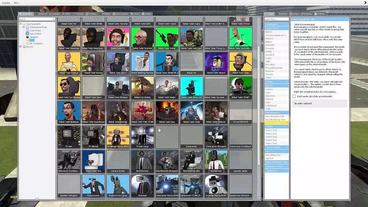 NEW UPGRADED TITAN CAMERAMAN BOSS VS ALL SKIBIDI TOILET BOSSES In Garry's Mod! [skibidi toilet 50]