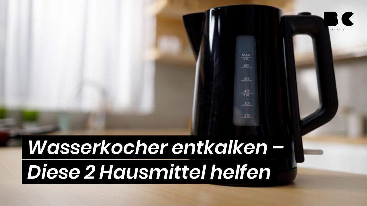 Wasserkocher entkalken – Diese 2 Hausmittel helfen