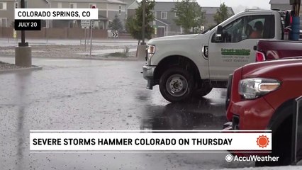 Severe storms hammer Colorado