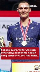 Viktor Axelsen Bocorkan ke Publik, Sudah Sebulan Berlalu Belum Terima Hadiah Indonesia Open 2023