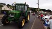 Tractors making their way back home at the annual Peninsula Vintage Club run