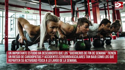 Las personas que hacen ejercicio sólo los fines de semana obtienen los mismos beneficios a su salud