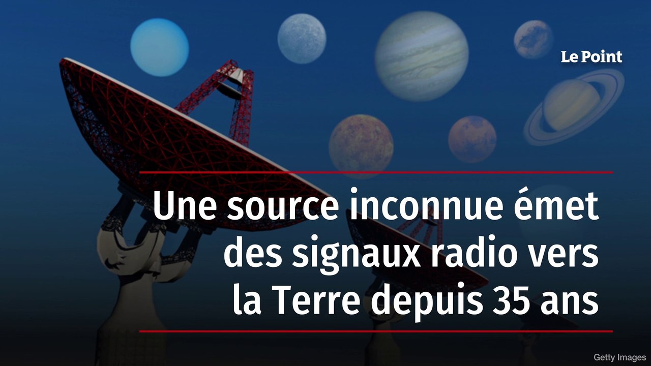 Une source inconnue émet des signaux radio vers la Terre depuis 35 ans