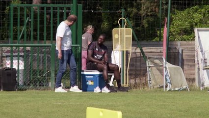 Benjamin Mendy présent à l'entraînement de Lorient