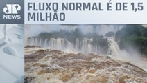 Vazão das Cataratas do Iguaçu atinge 9 milhões de litros de água por segundo