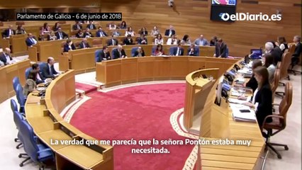 Feijóo le dijo en 2018 a una diputada de la oposición en el Parlamento de Galicia que estaba “muy necesitada”