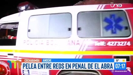 Pelea entre reos deja seis apuñalados y un quemado en el penal de El Abra de Cochabamba