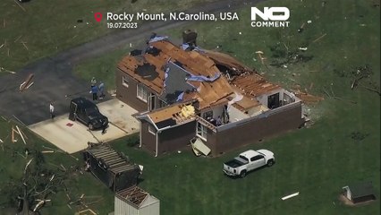 Auch Pharma-Riese Pfizer betroffen: Tornado verwüstet Kleinstadt in North Carolina
