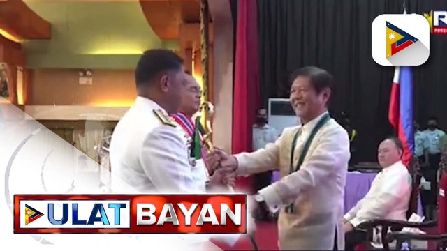 PBBM, nakiisa sa retirement ceremony ni General Andres Centino at change of command para kay Lt.Gen. Romeo Brawner bilang bagong AFP chief of staff