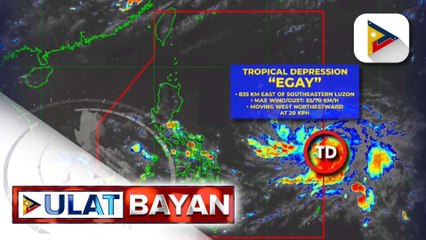 Tropical Depression #EgayPH, posibleng maging typhoon o supertyphoon sa mga susunod na araw