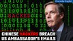 China reportedly accesses US ambassador Nicholas Burns’ emails in hacking attack | Oneindia News