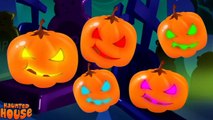 Five Little Pumpkins Jumping On Bed  Spooky Nursery Rhymes for Kids  Halloween Songs for Babies