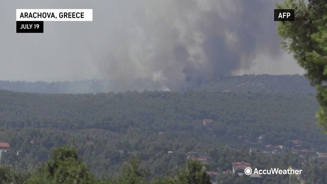 Greece scorched by heat wave and wildfires