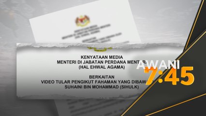 JAKIM kerjasama dengan PDRM, SKMM banteras ajaran sesat SiHulk