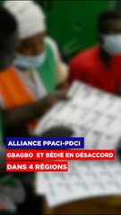 Alliance ppaci-pdci: gbagbo  et bédié en désaccord dans 4 régions