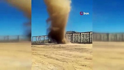 Dev hortum saniye saniye kamerada