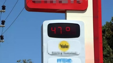 Adana'da termometreler 47 dereceyi gösterdi