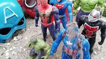 SUPERHERO AVENGERS, HULK SMASH VS IRON SPIDER-MAN VS THOR, THANOS, CAPTAIN AMERICA, IRONMAN