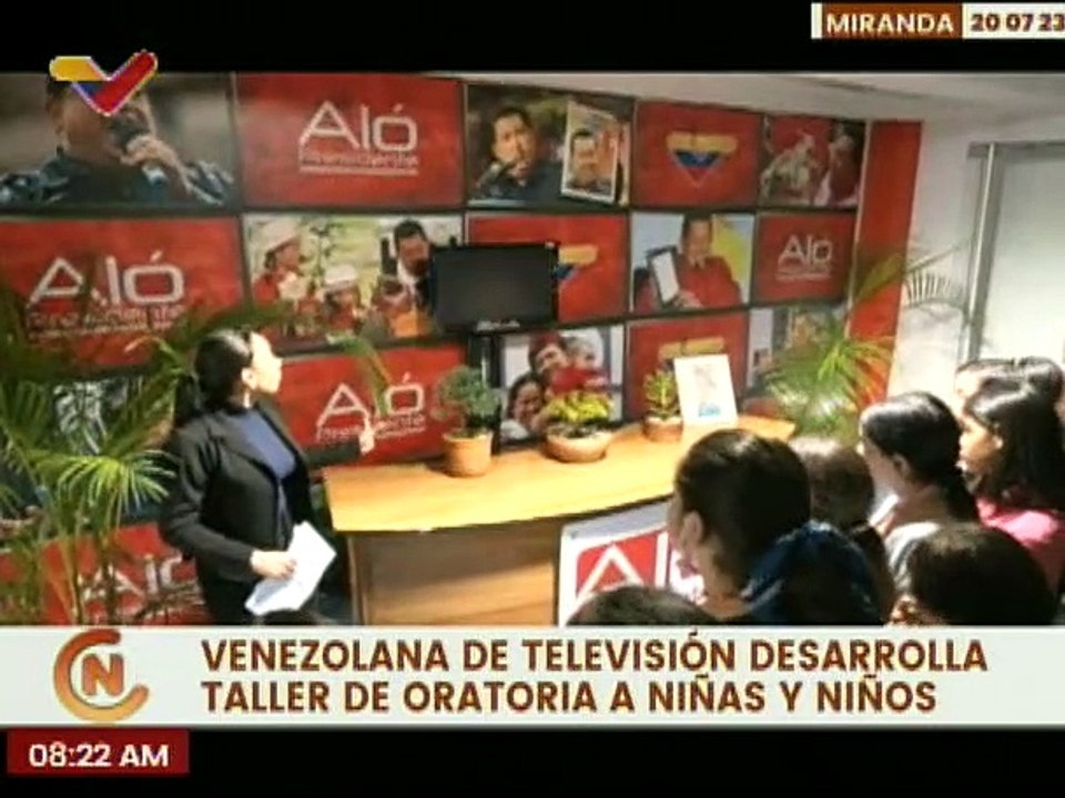 Venezolana de Televisión brinda taller para el desarrollo personal de los hijos de sus trabajadores