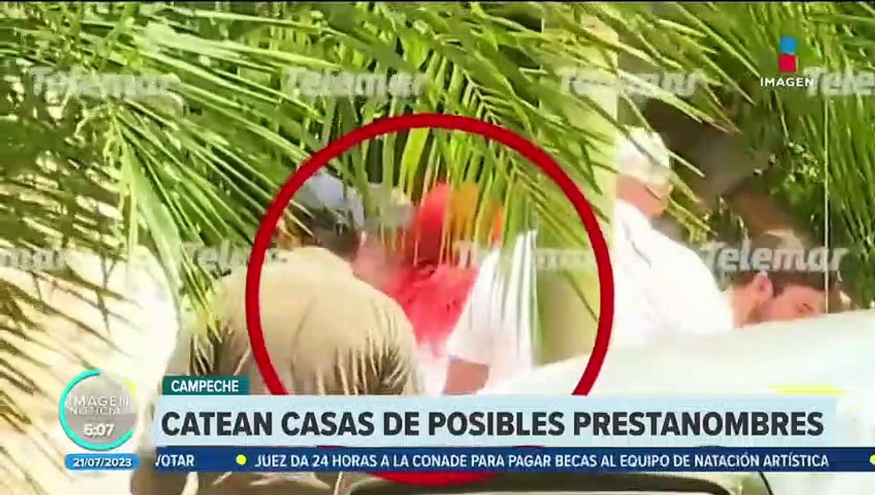 Catean predios vecinos a la casa de "Alito" Moreno; Layda Sansores estuvo en el lugar