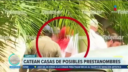 Catean predios vecinos a la casa de "Alito" Moreno; Layda Sansores estuvo en el lugar