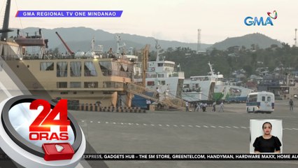 Ilang pasahero, maagang bumiyahe mula Siargao Port bago maapektuhan ng bagyong Egay | 24 Oras