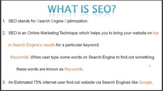 What is SEO | Why SEO is Important | Search Engine Optimization Explained