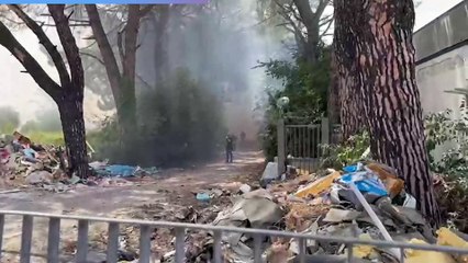 Firenze, un altro incendio all'ex Becagli