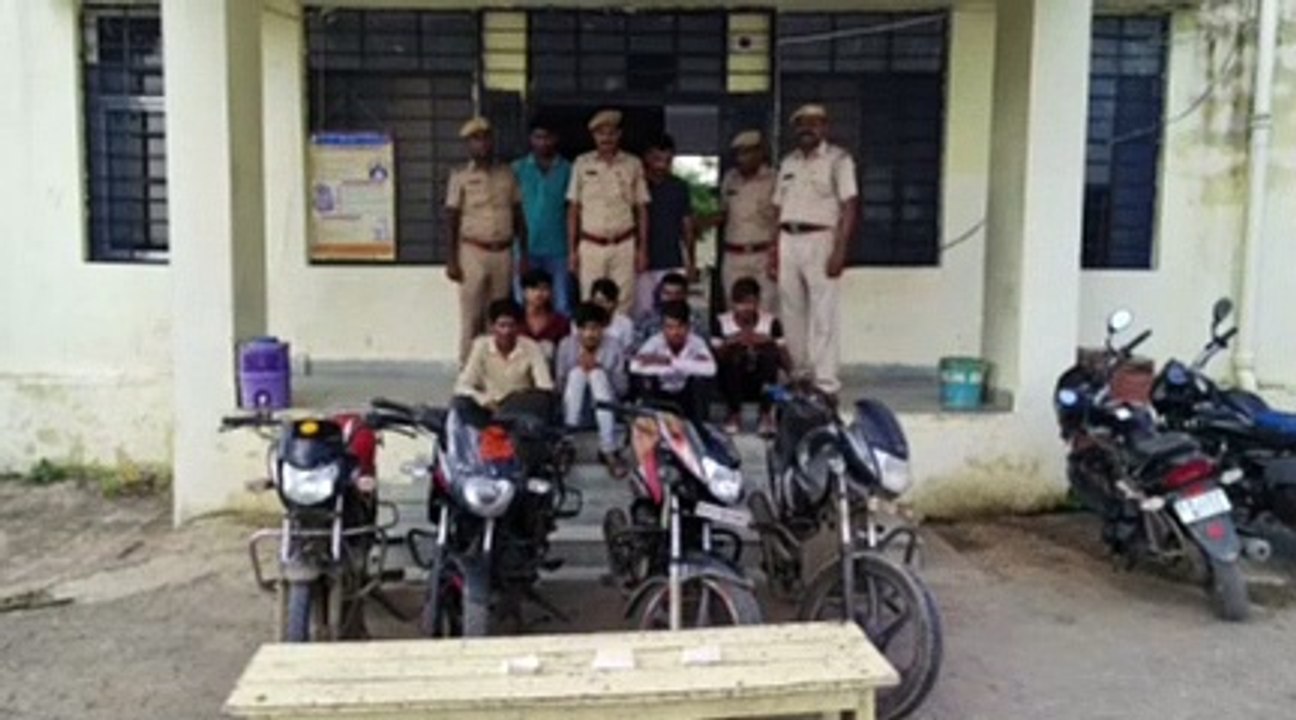 Seven accused of Nakabjan gang arrested in Jhalawar district
