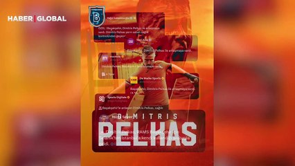 Başakşehir Dimitrios Pelkas'ı transfer ettiğini açıkladı